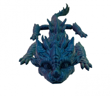 3D pinditud draakon
